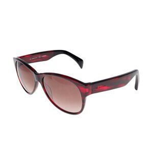 JIL SANDER SUNGLASSES - JS725S - STRIPED RED